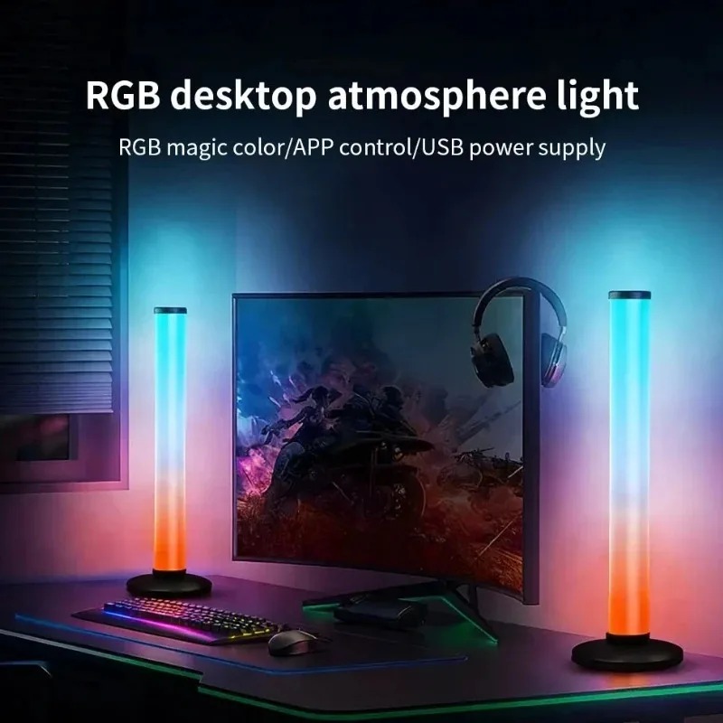 Home Decor Free App - แถบไฟ LED RGB ใช้พลังงานผ่าน USB, ไฟตกแต่งสำหรับสมาร์ททีวีพร้อมรีโมทคอนโทรลผ่านแอปพลิเคชันบลูทูธ,