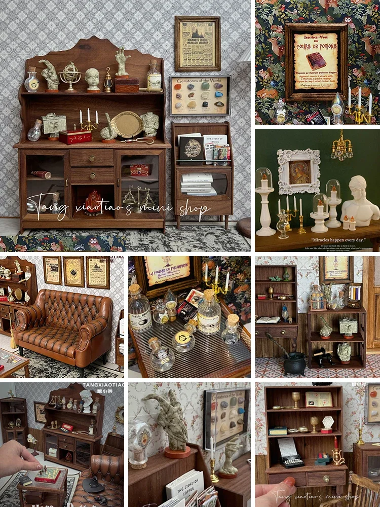 Home Decor Za - ตุ๊กตา Retro ตกแต่ง Magic House Props
