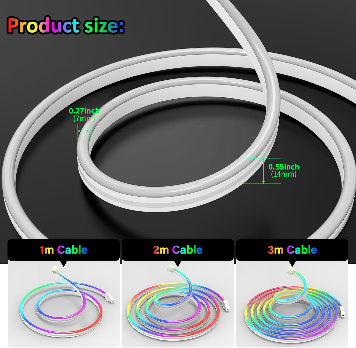 บลูทูธ RGB นีออน LED แถบไฟ 1-1 - Home Decor Free App บทวิจารณ์และราคา