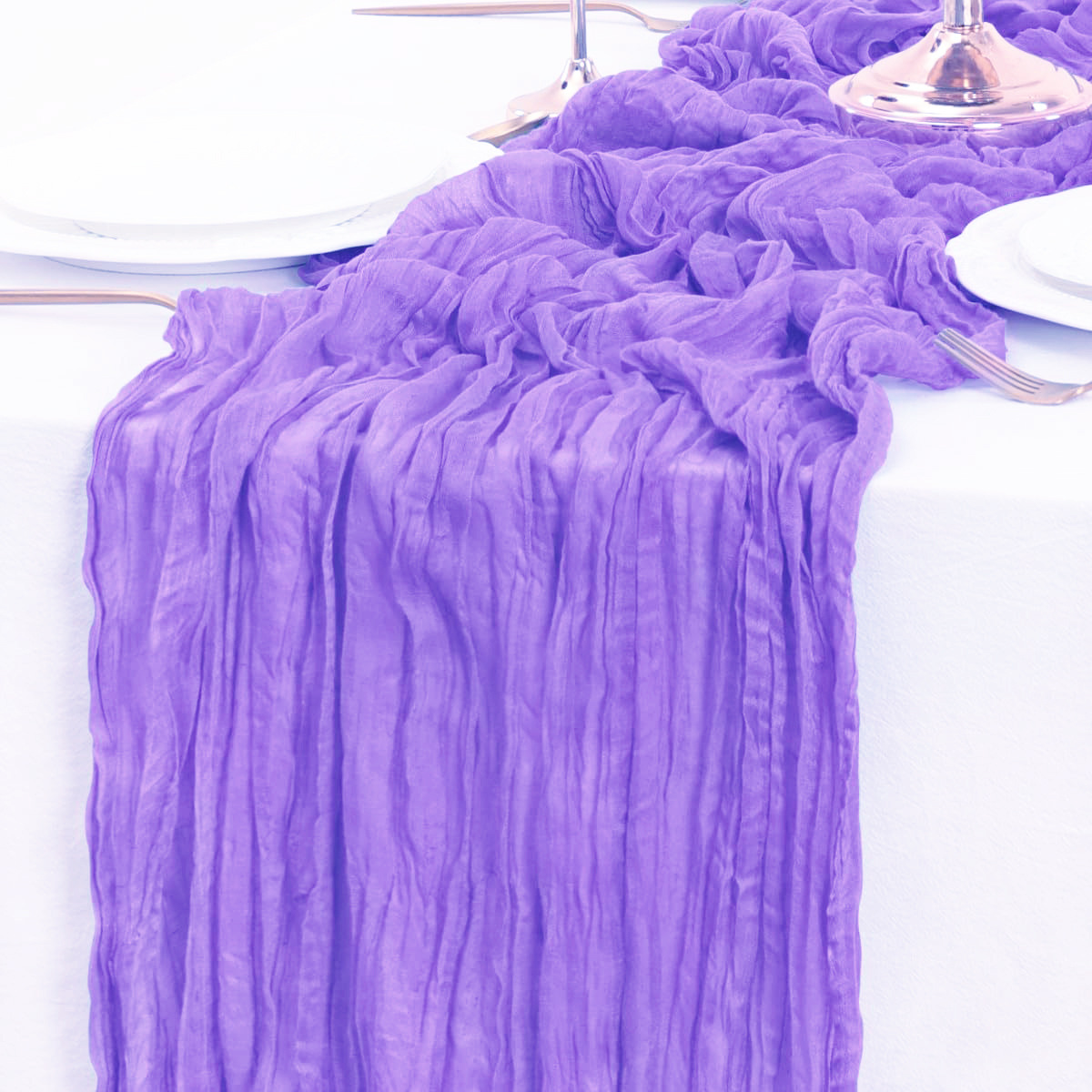 สีแดงตาราง Runner Gauze งานแต่ - Linen Table Runner บทวิจารณ์และราคา