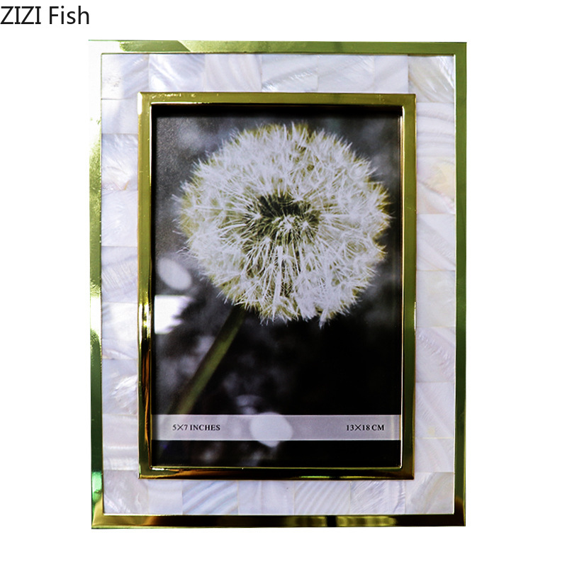 กรอบรูปโลหะผสมตกแต่งลายเปลือกห - Bamboo Photo Frame บทวิจารณ์และราคา