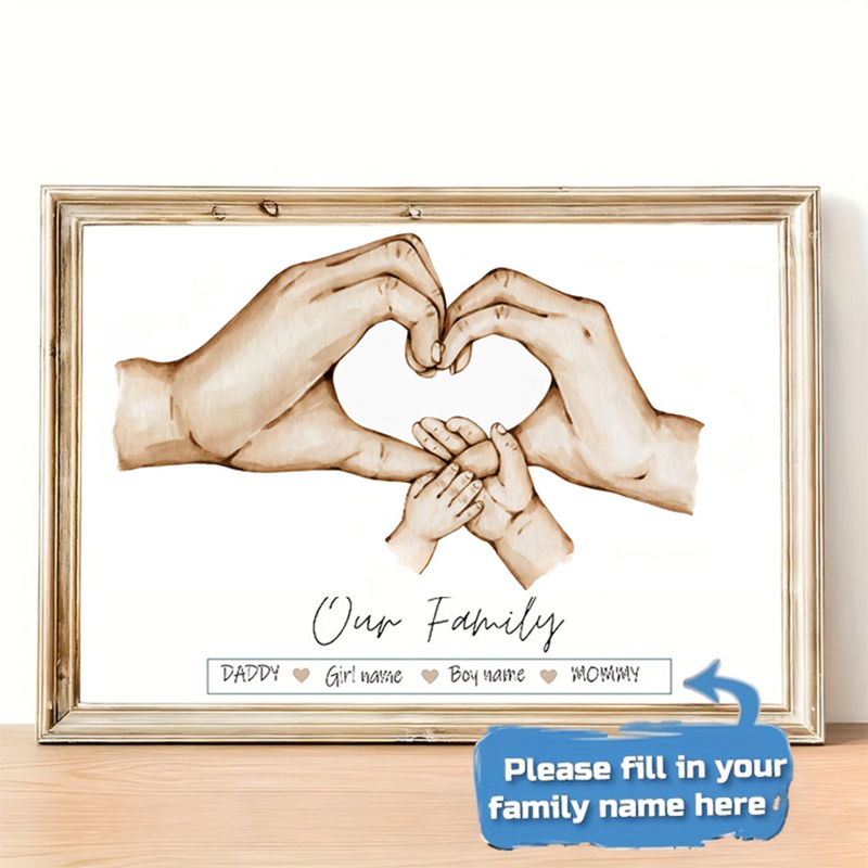 ภาพพิมพ์บนผ้าแคนวาสลายมือครอบค - Home Decor Theme บทวิจารณ์และราคา