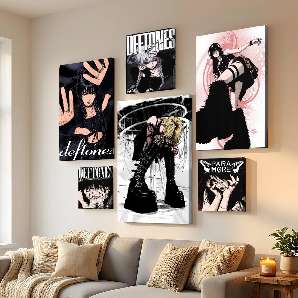 ภาพวาดติดผนังแบบมีกรอบสไตล์ Y2 - Home Decor Y2K บทวิจารณ์และราคา