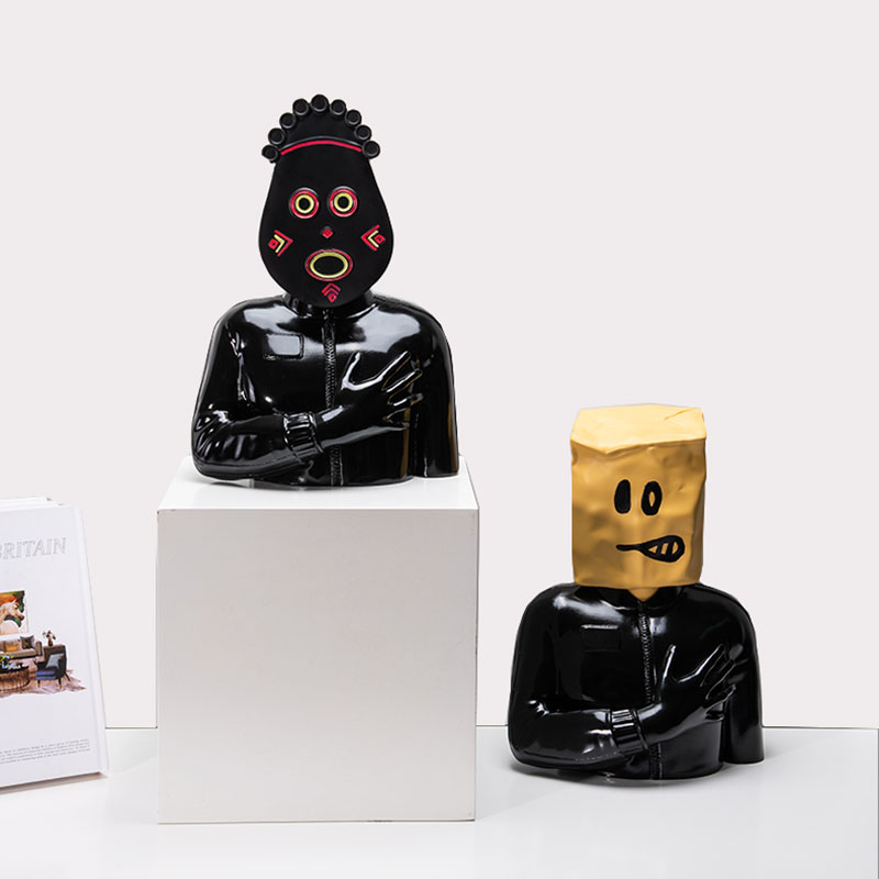 Nordic Home Decor Banksy รูปปั - Home Decor Y2K บทวิจารณ์และราคา