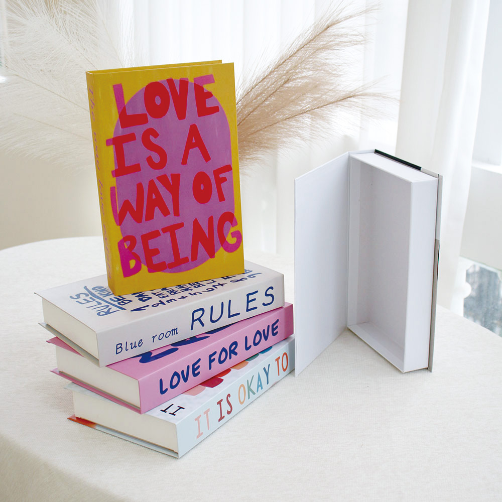 กล่องหนังสือจำลอง หนังสือตกแต่ - Home Decor Za บทวิจารณ์และราคา