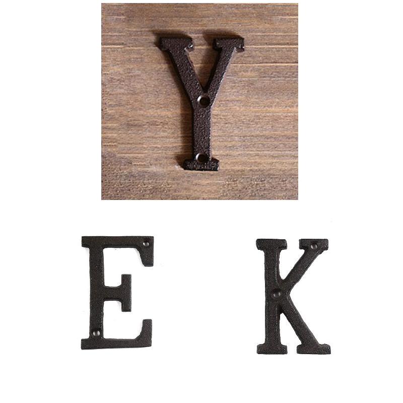โลหะตัวอักษรตัวเลขเหล็กหล่อตกแ - Home Decor Y2K บทวิจารณ์และราคา