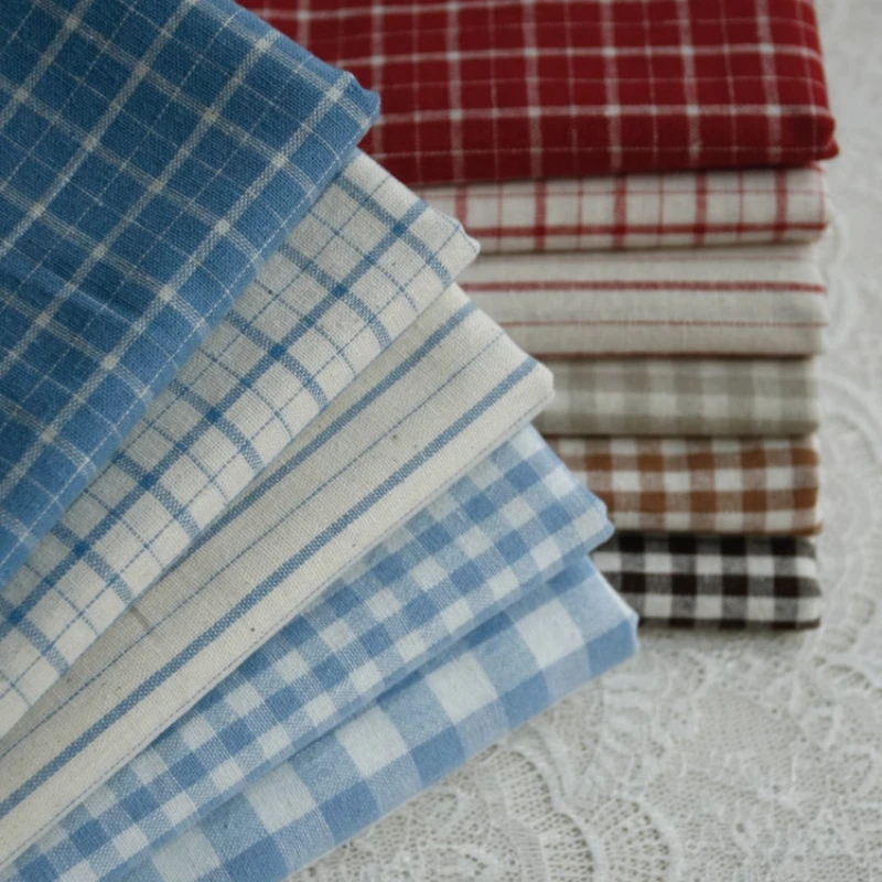 ผ้าฝ้ายทอลายตารางสีแดงวินเทจ ข - Linen Table Runner บทวิจารณ์และราคา
