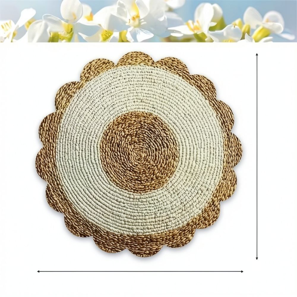 แผ่นรองจานผ้าลินินพิมพ์ลาย ขอบ - Linen Table Runner บทวิจารณ์และราคา