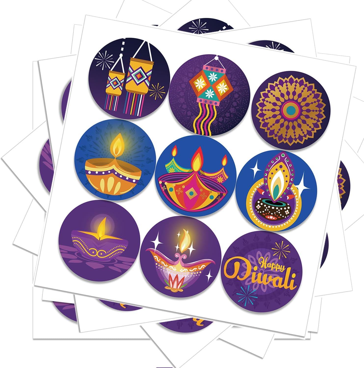 สติกเกอร์ Diwali มีความสุขเทศก - Home Decor Indonesia บทวิจารณ์และราคา