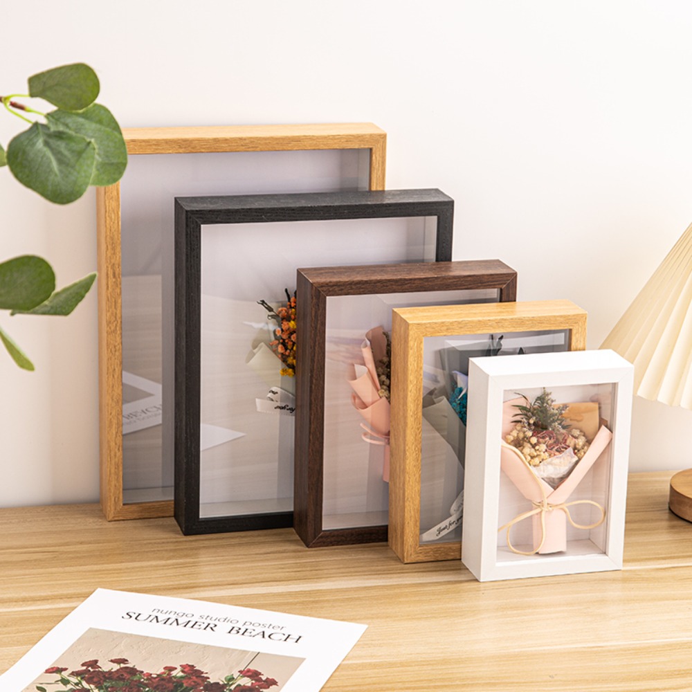 กรอบรูปทรงสี่เหลี่ยมผืนผ้าอะคร - Bamboo Photo Frame บทวิจารณ์และราคา