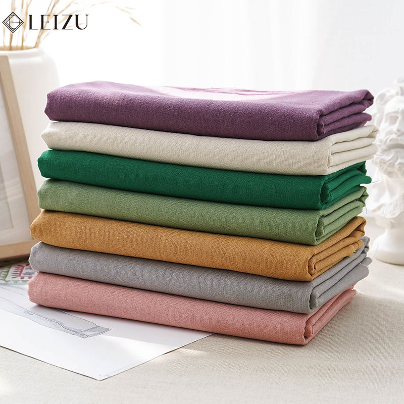 0.5/1/2 YARD สีทึบผ้าฝ้ายผ้าลิ - Linen Table Runner บทวิจารณ์และราคา