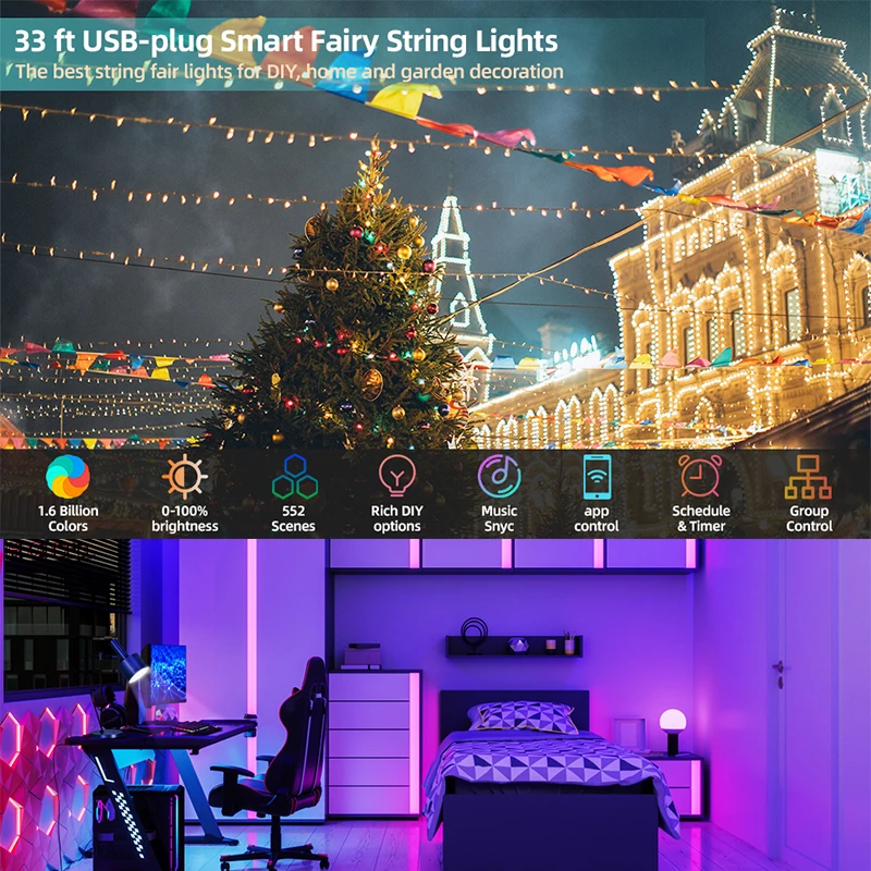 ไฟ LED แบบปรับแต่งได้ทีละดวง W - Home Decor Free App บทวิจารณ์และราคา