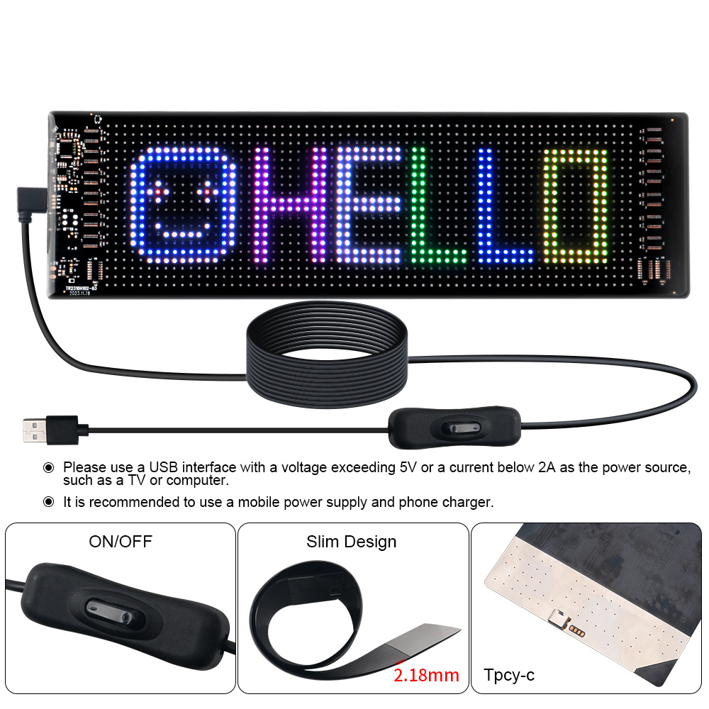 แผงไฟ LED เมทริกซ์แบบเลื่อนข้อ - Home Decor Free App บทวิจารณ์และราคา