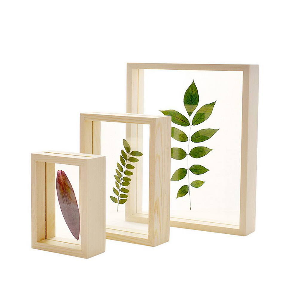 กรอบไม้โปร่งใสทําจากกระจกสองด้ - Bamboo Photo Frame บทวิจารณ์และราคา