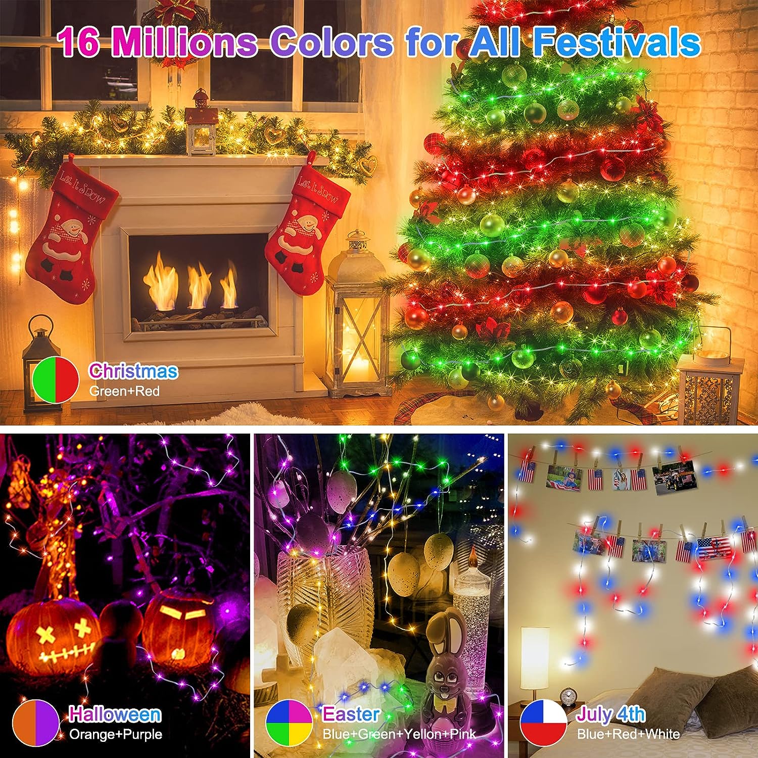 ไฟสาย LED Dream Color WS2812B  - Home Decor Free App บทวิจารณ์และราคา