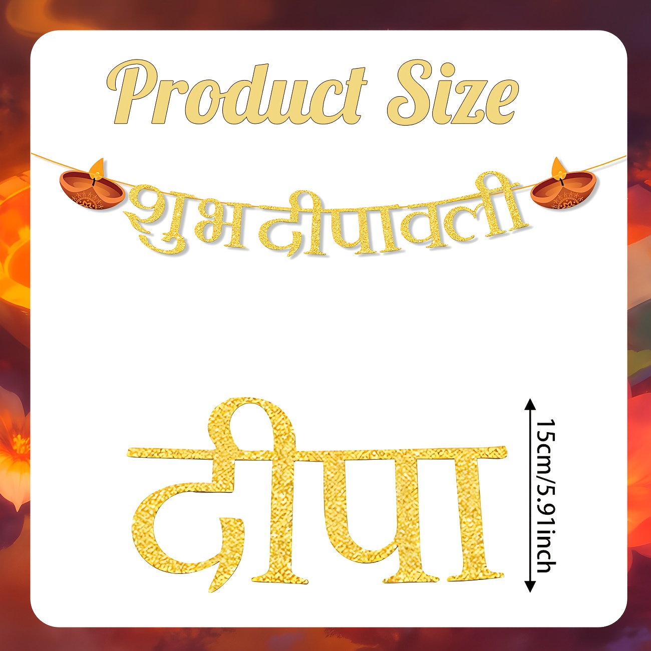 ของตกแต่งงานปาร์ตี้ Diwali ป้า - Home Decor Indonesia บทวิจารณ์และราคา