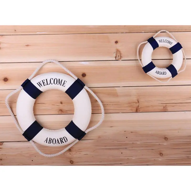 ทุ่นห่วงชูชีพทะเลผ้าต้อนรับขึ้ - Home Decor Za บทวิจารณ์และราคา