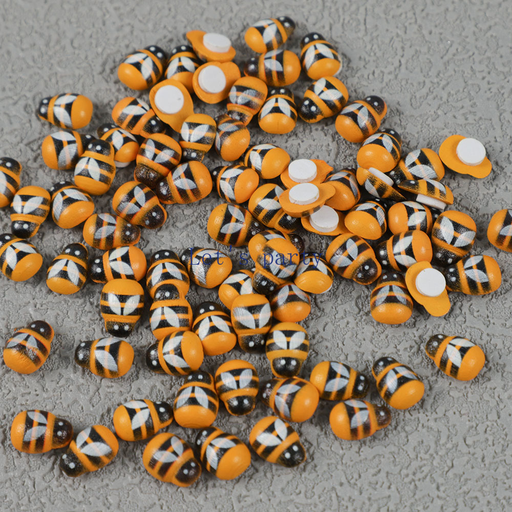 100 ชิ้นมินิไม้ Bee Ladybug Se - Home Decor Za บทวิจารณ์และราคา
